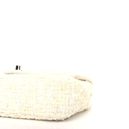 Chanel Sequin Mini Rectangular Flap White 9 of 11