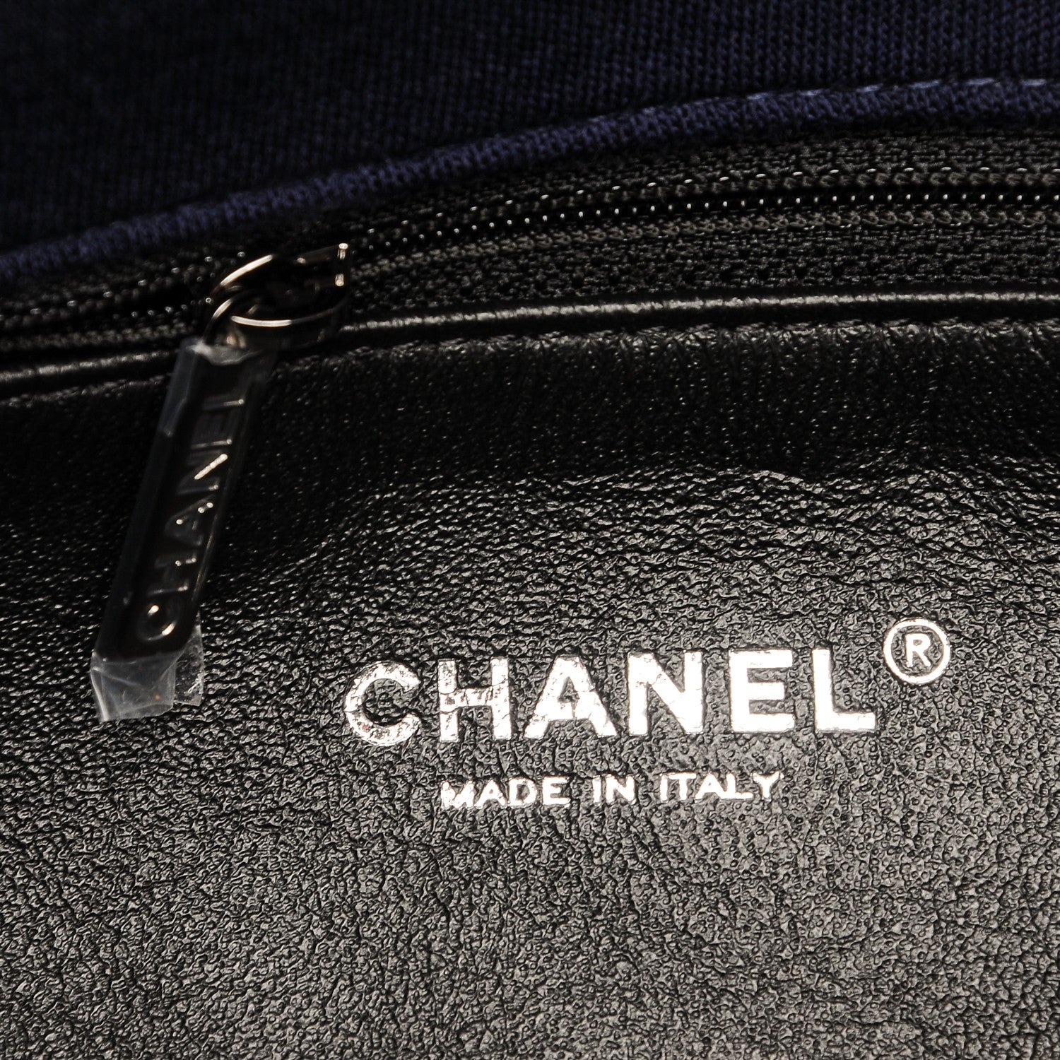 Chanel Jersey Tweed Quilted Small Flap Navy 7 of 7