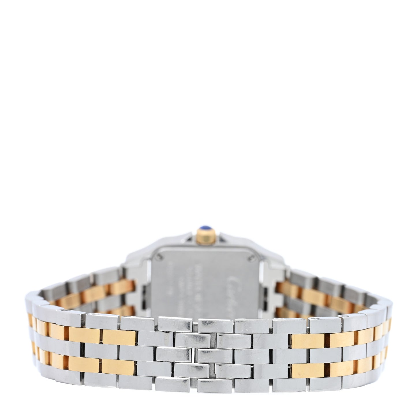 Stainless Steel 18K Yellow Gold 20mm Santos Demoiselle Quartz Watch