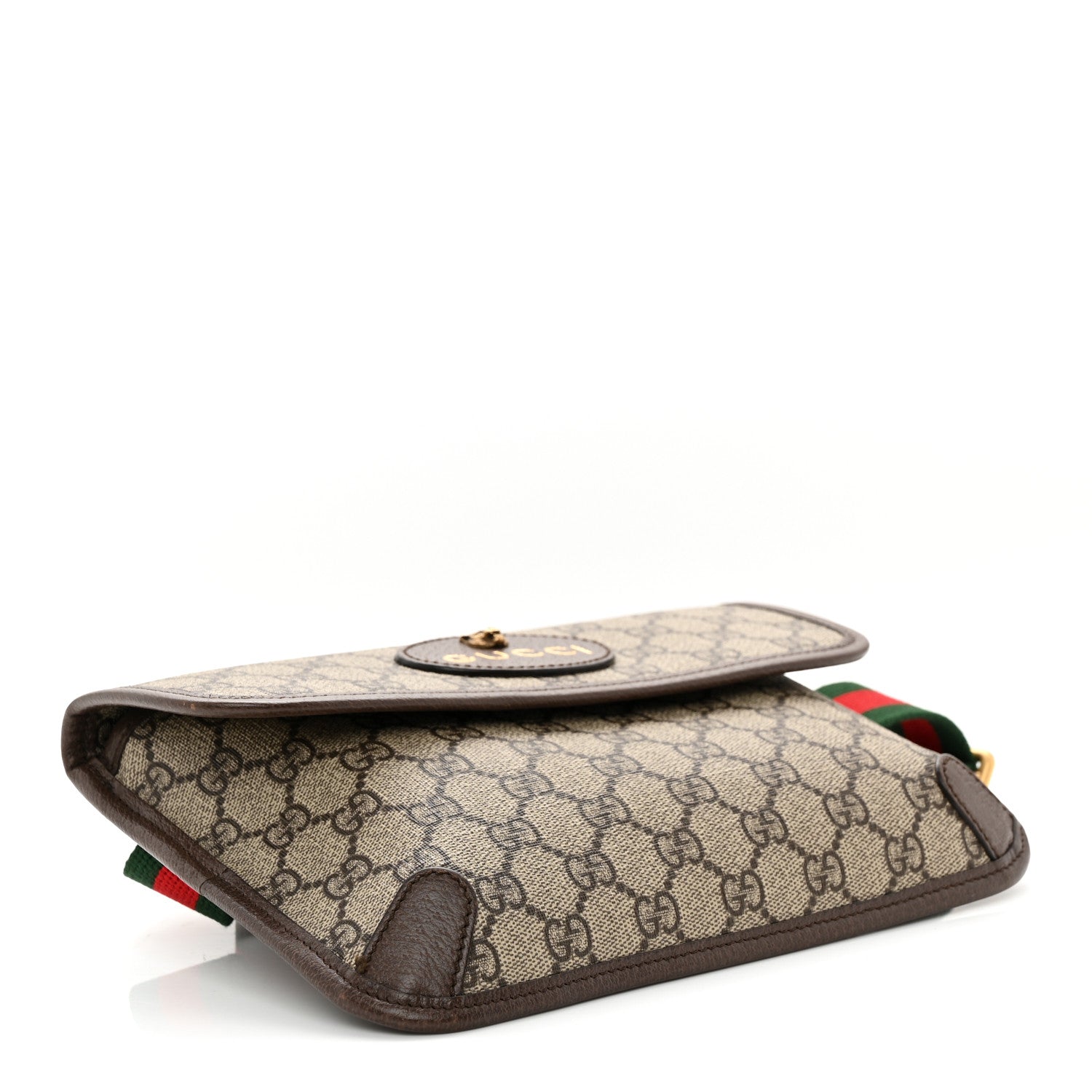 Gucci GG Supreme Monogram Neo Vintage Web Belt Bag Brown 3 of 11