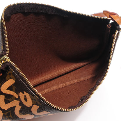 Louis Vuitton Monogram Graffiti Pochette Accessories Peach 6 of 7