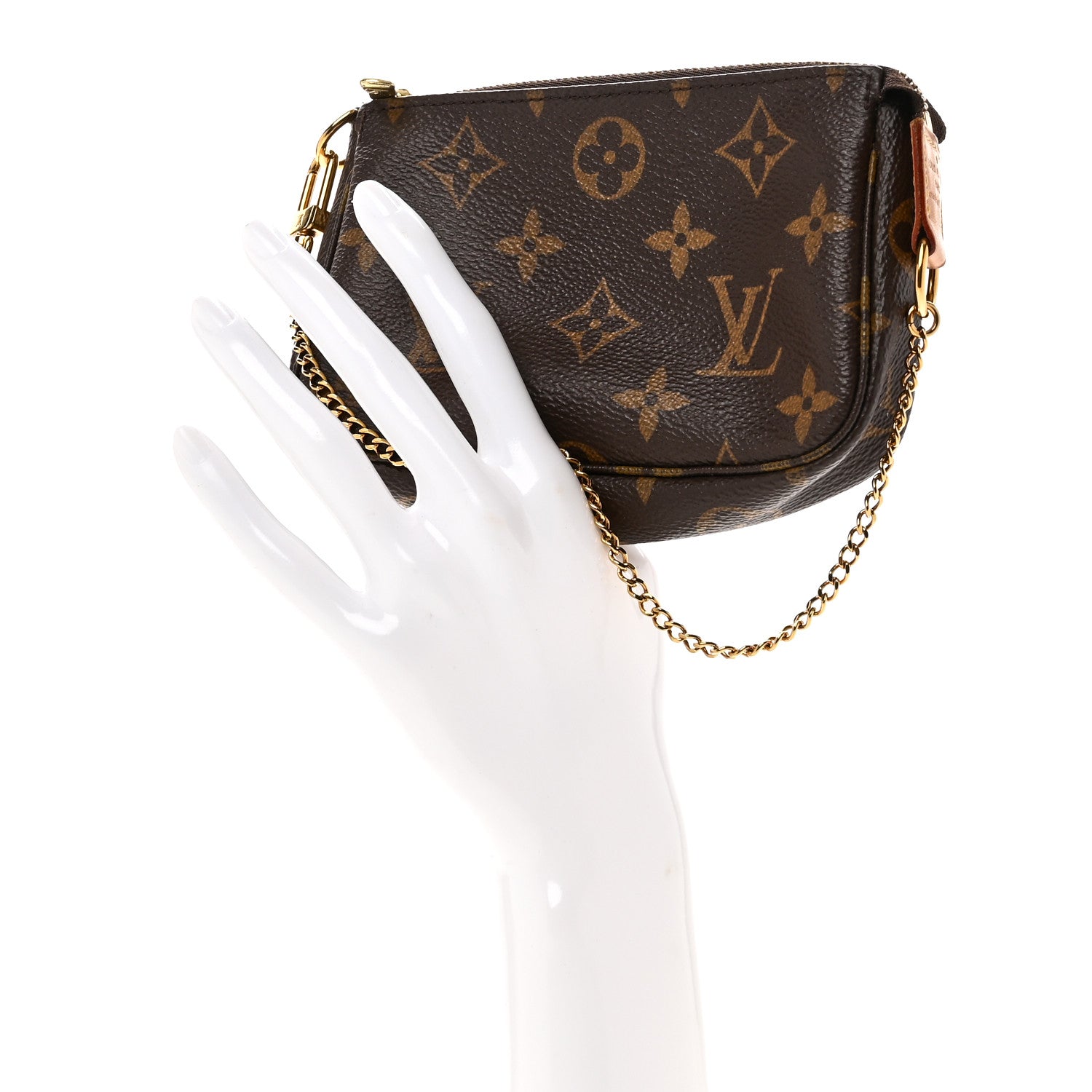 Louis Vuitton Monogram Mini Pochette Accessories 2 of 9