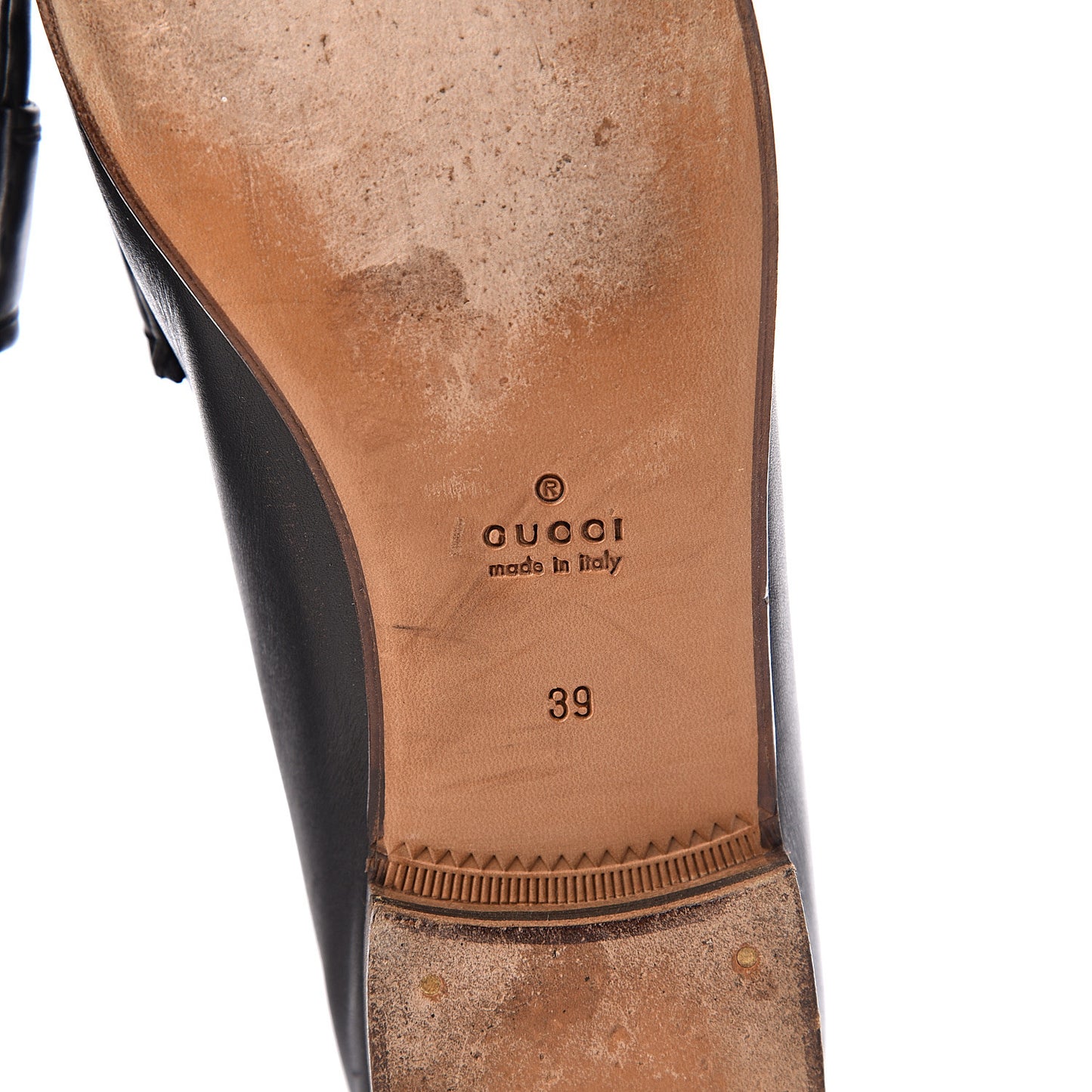 Calfskin Web Womens 1953 Horsebit Loafers 39 Black