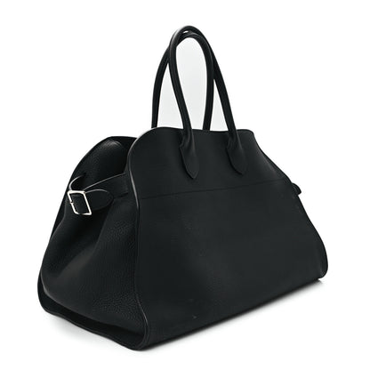 The Row Matte Grained Calfskin Soft Margaux 15 Black 3 of 12