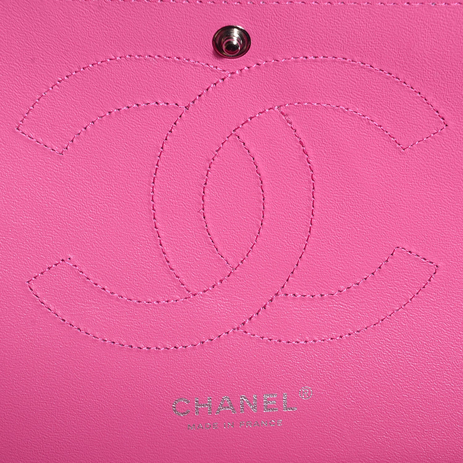 Chanel Iridescent Caviar Jumbo Double Flap Hot Pink 7 of 7
