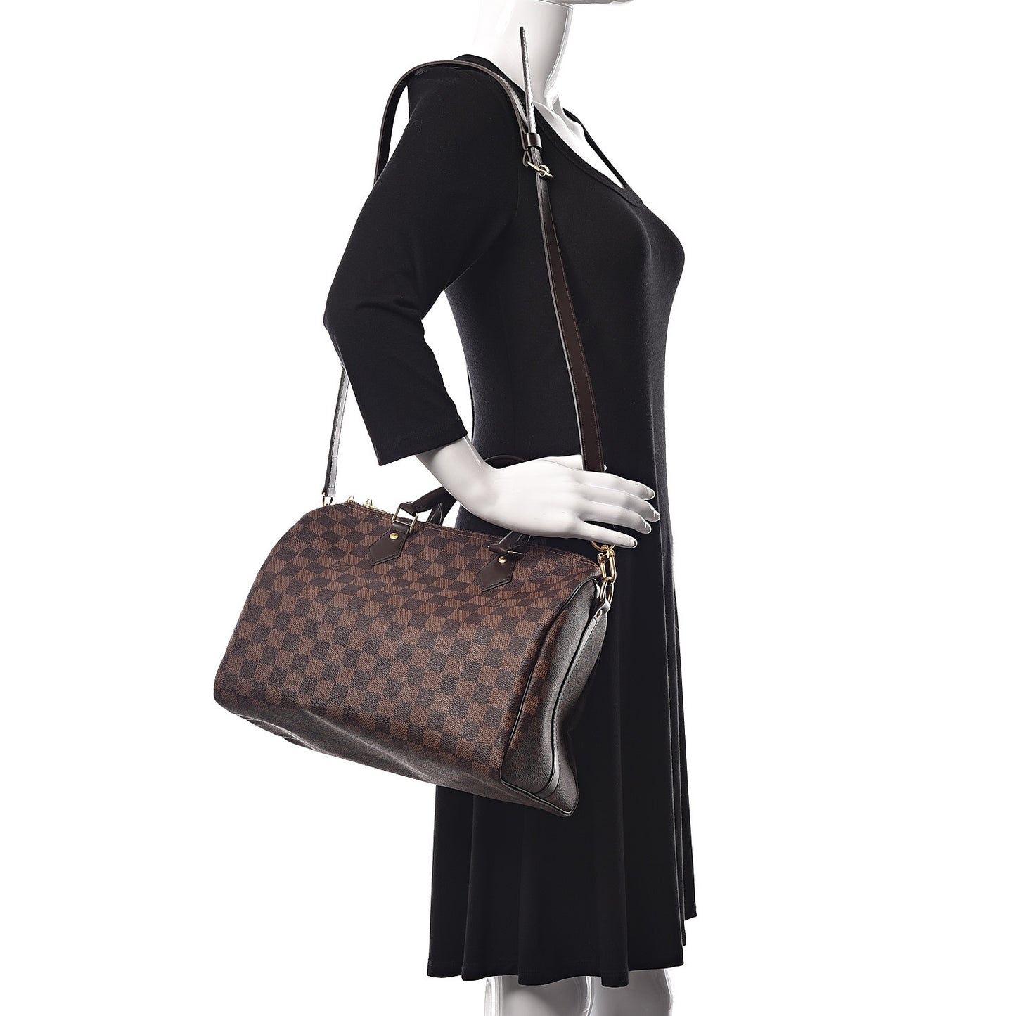 Damier Ebene Speedy Bandouliere 30
