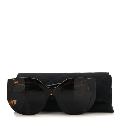 Chanel Acetate Butterfly CC Sunglasses 5550-A Tortoise 7 of 7