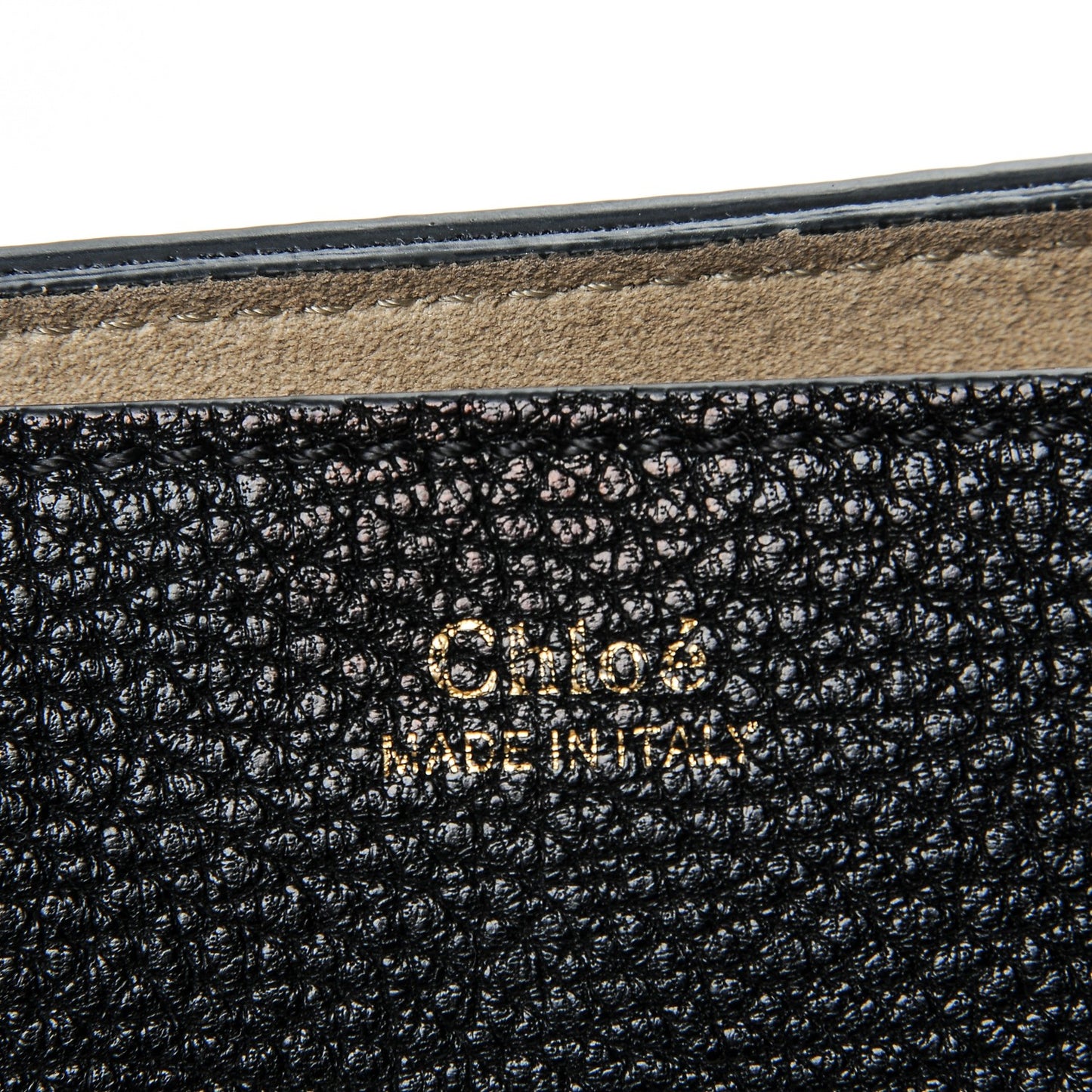 Grained Lambskin Medium Drew Shoulder Bag Black