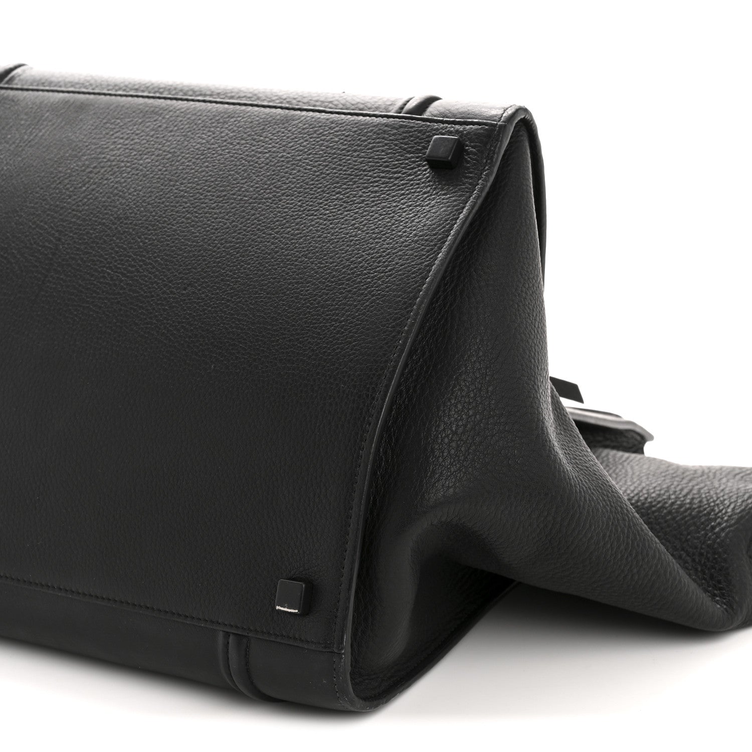 Celine Grained Calfskin Medium Phantom Luggage Black 10 of 14