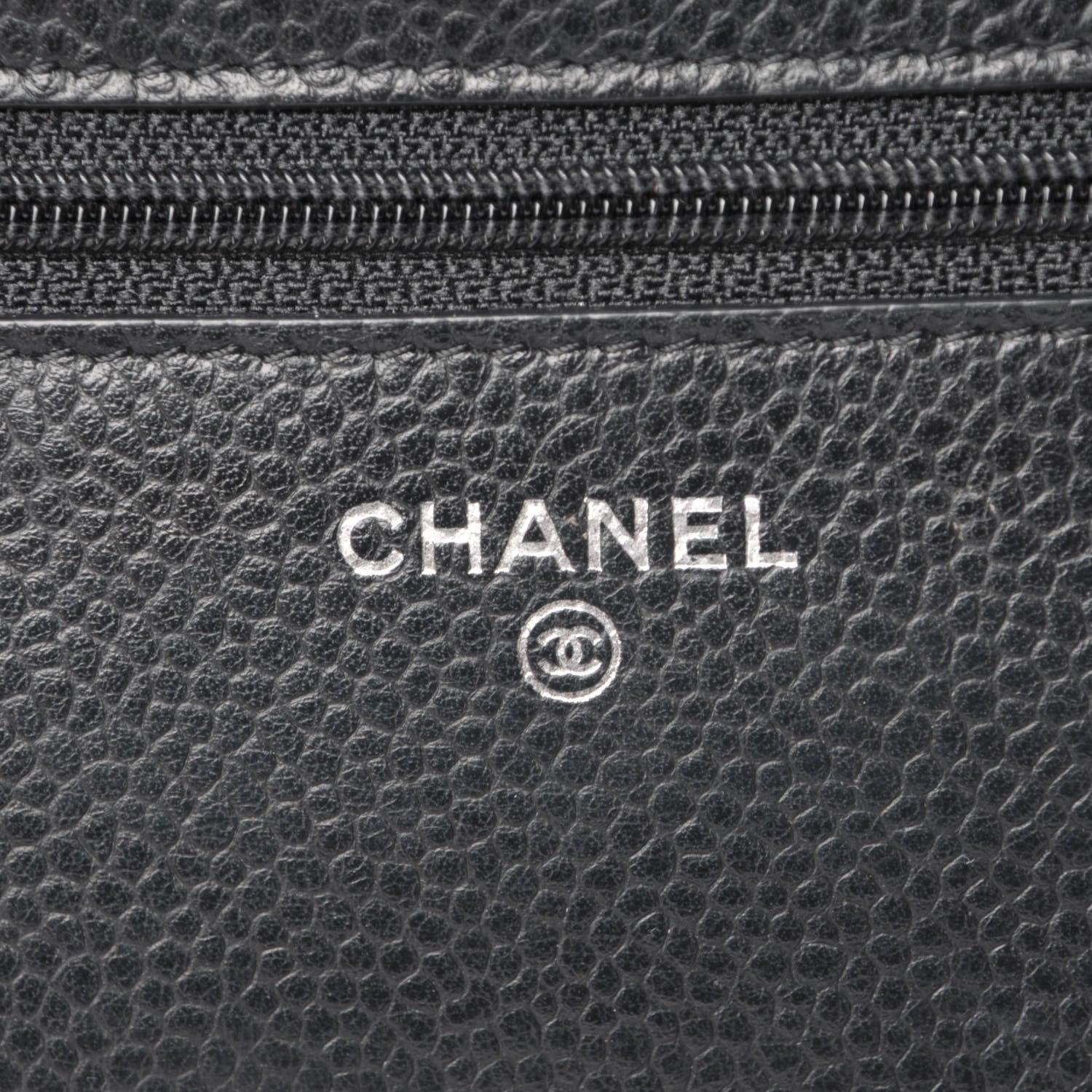 Chanel Caviar Quilted Wallet On Chain WOC Black 6 of 9