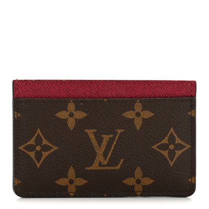 Louis Vuitton Monogram Card Holder Fuchsia 1 of 8