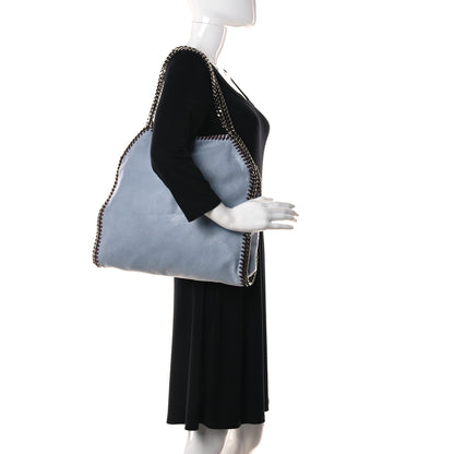 Stella McCartney Shaggy Deer Small Falabella Tote Ice Blue 2 of 14
