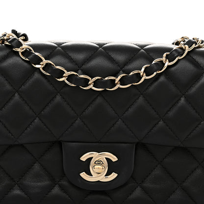 Chanel Lambskin Quilted Mini Rectangular Flap Black 8 of 11
