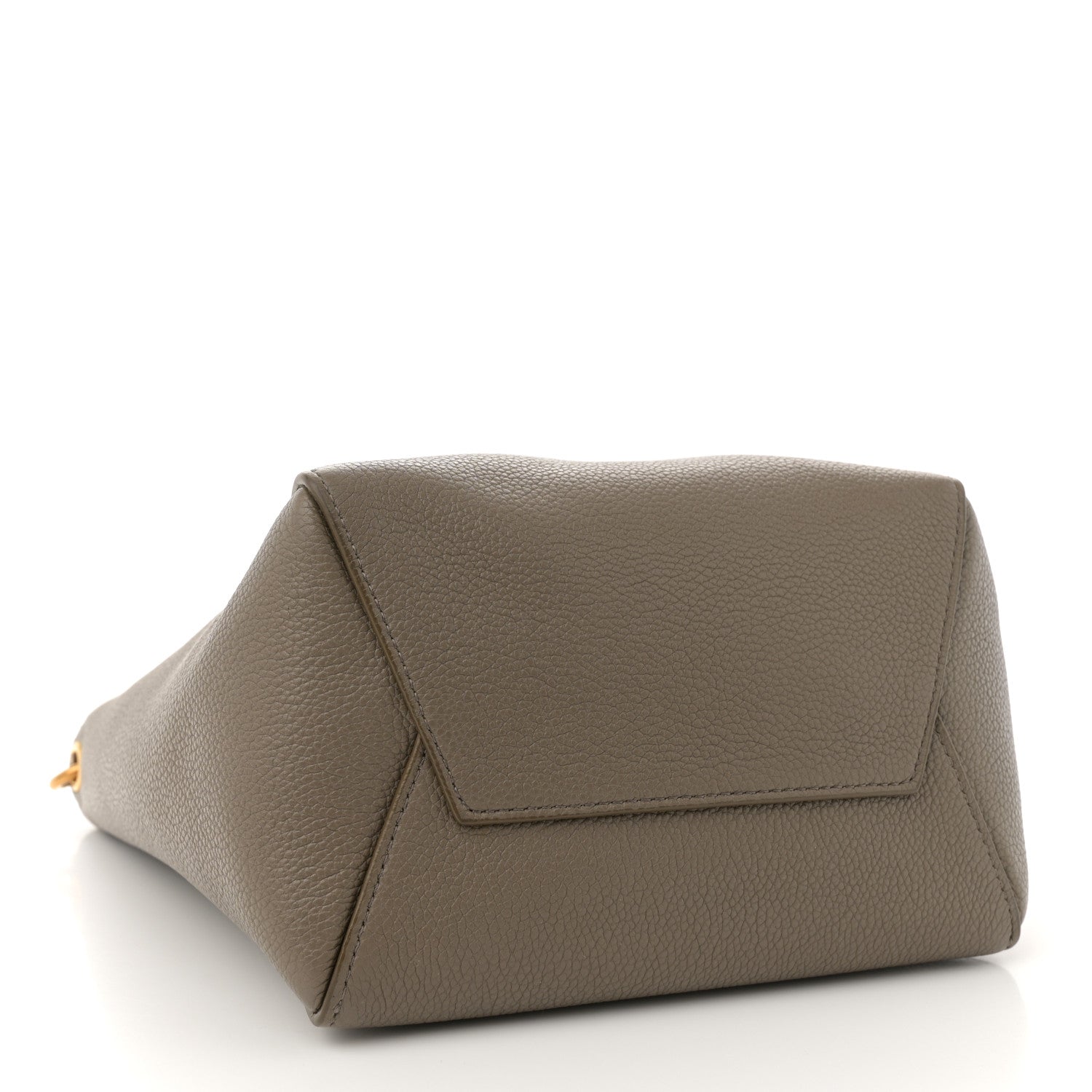 Celine Soft Grained Calfskin Small Sangle Bucket Bag Taupe 4 of 9