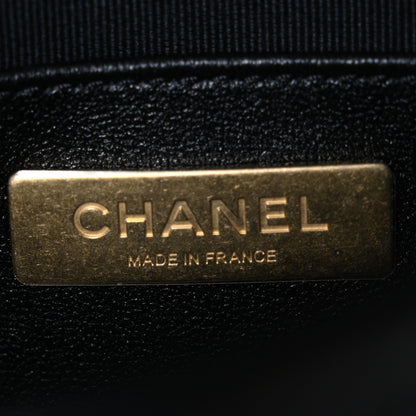 Chanel Caviar Quilted Small School Memory Top Handle Flap Black 6 of 10