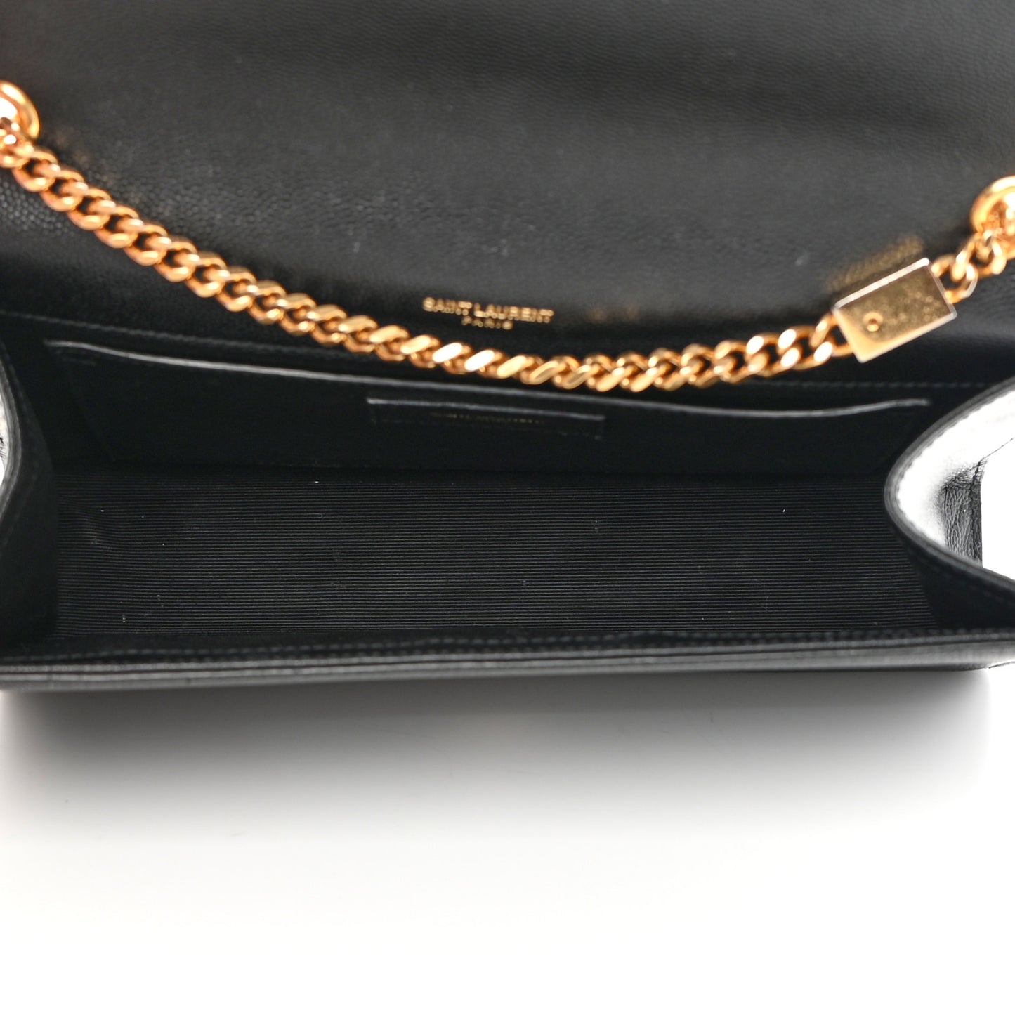 Grain De Poudre Medium Classic Monogram Kate Satchel Black