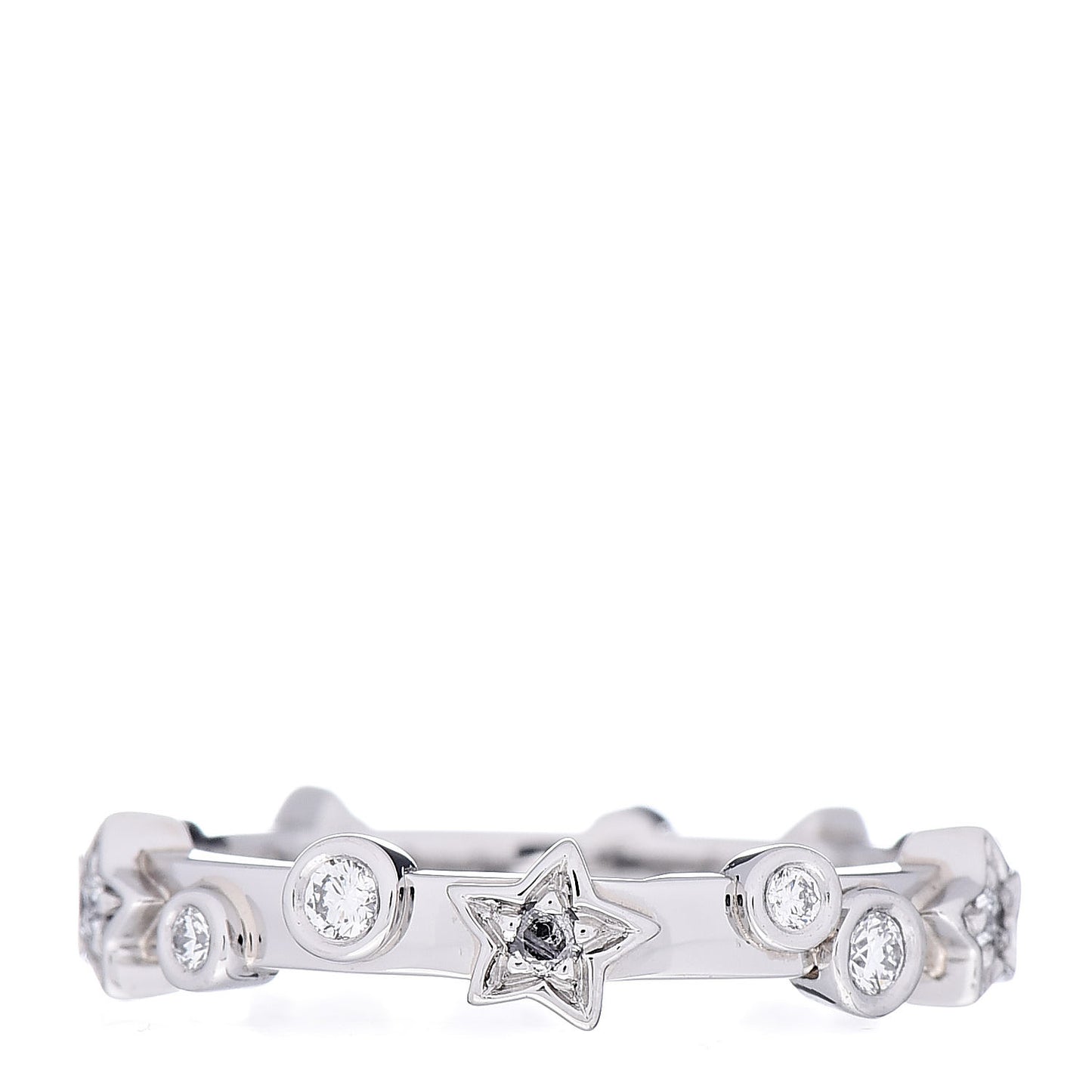 Platinum Diamond Comete Band Ring 47 4