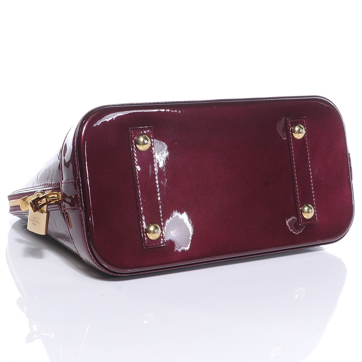 Louis Vuitton Vernis Alma PM Rouge Fauviste 4 of 8