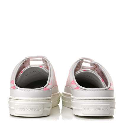 Louis Vuitton Technical Fabric Monogram Stellar Open Back Sneakers 37 Rose Pop 6 of 9
