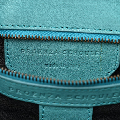 Proenza Schouler Lambskin Large PS1 Satchel Lagoon 7 of 12