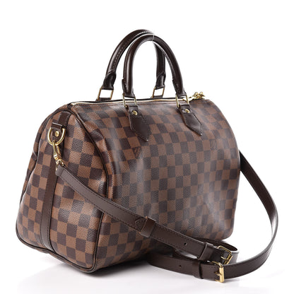 Louis Vuitton Damier Ebene Speedy Bandouliere 30 3 of 13