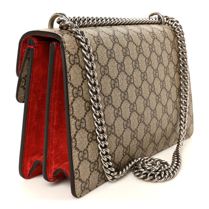 Gucci GG Supreme Monogram Small Dionysus Shoulder Bag Red 3 of 10