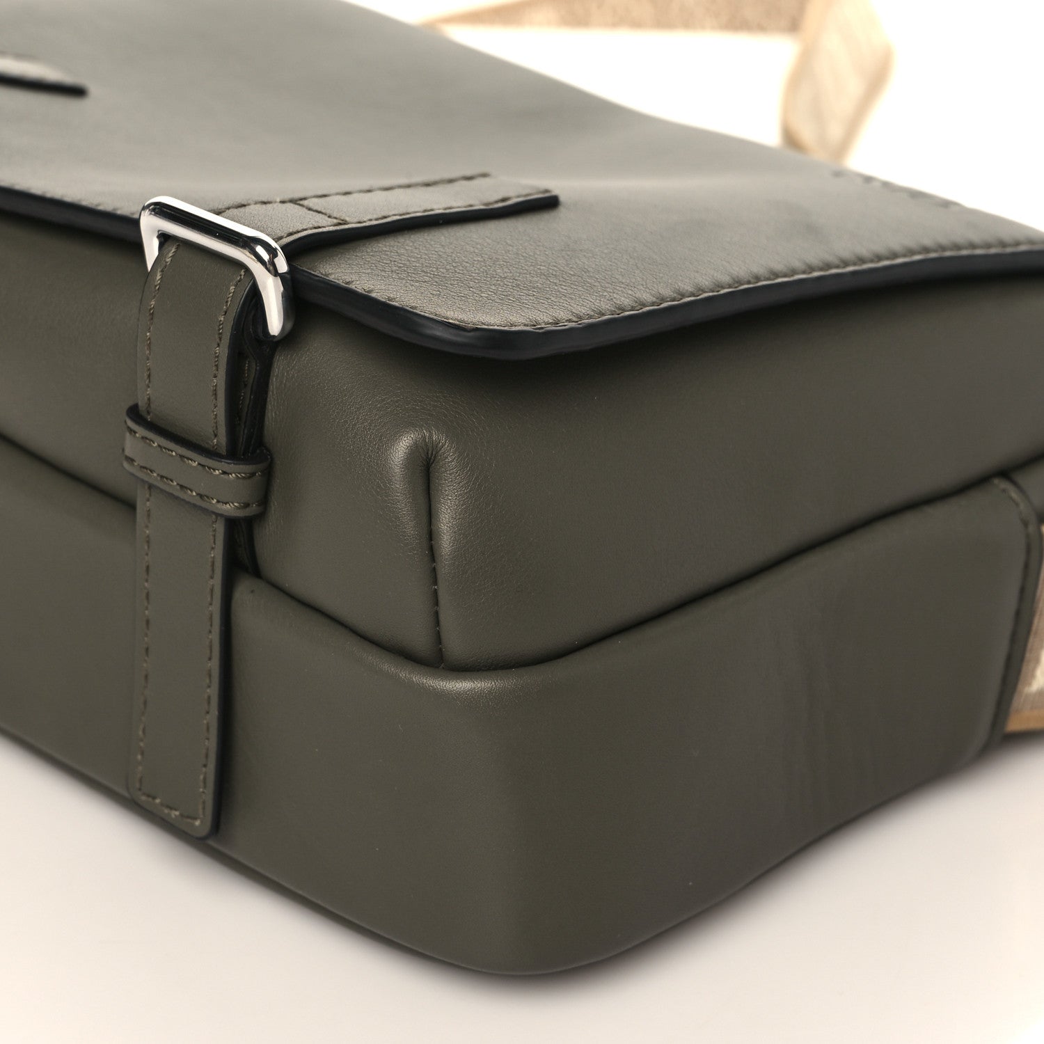 Loewe Smooth Calfskin XS Military Messenger Bag Khaki Green 8 of 8