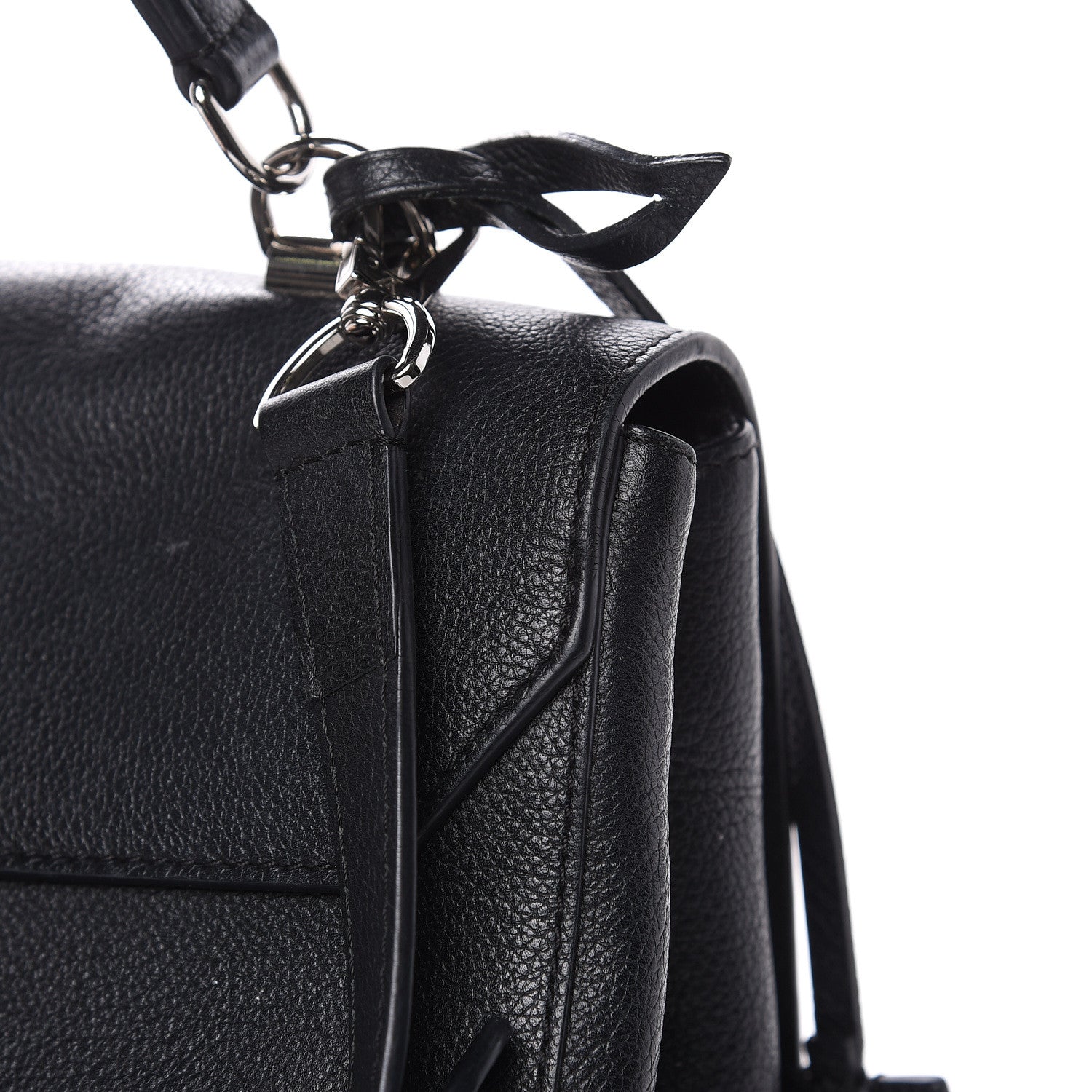 Louis Vuitton Soft Calfskin Lockme II Top Handle Black 15 of 17