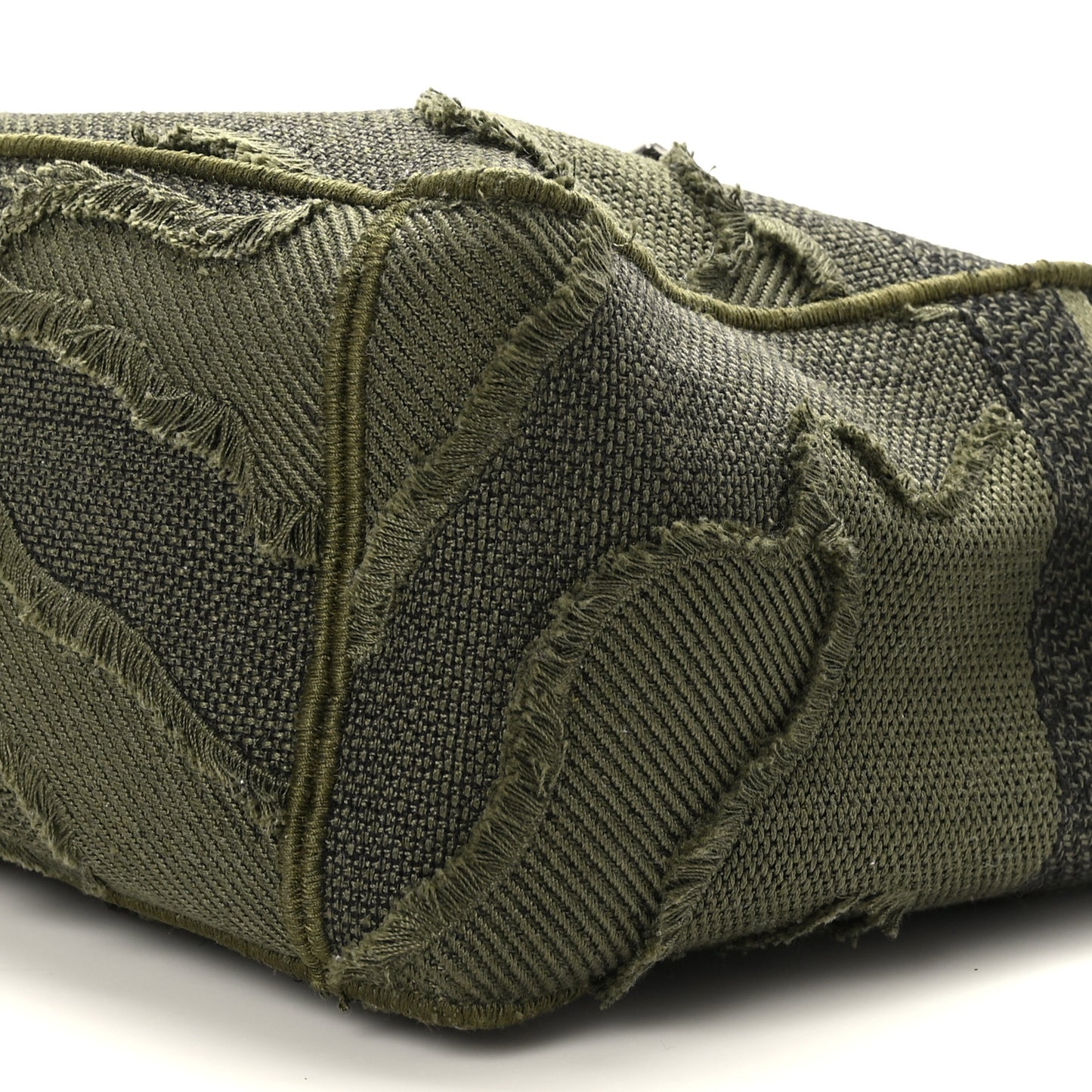 Canvas Embroidered Camouflage Diorcamp Messenger Green