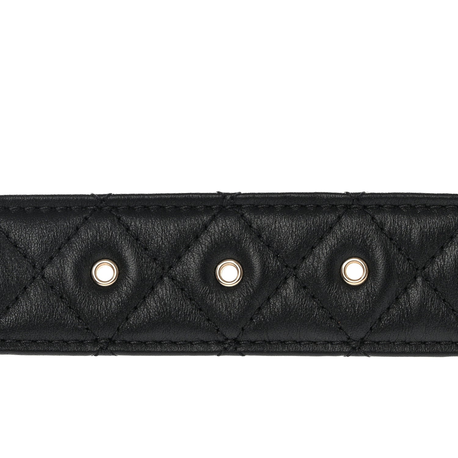 Chanel Lambskin Quilted CC Chain Belt 80 32 Black 7 of 7