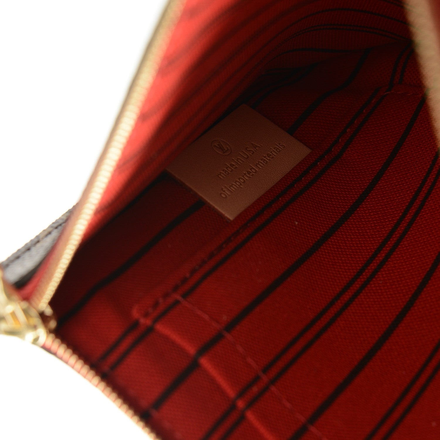 Louis Vuitton Monogram Neverfull MM GM Pochette Cherry 7 of 7