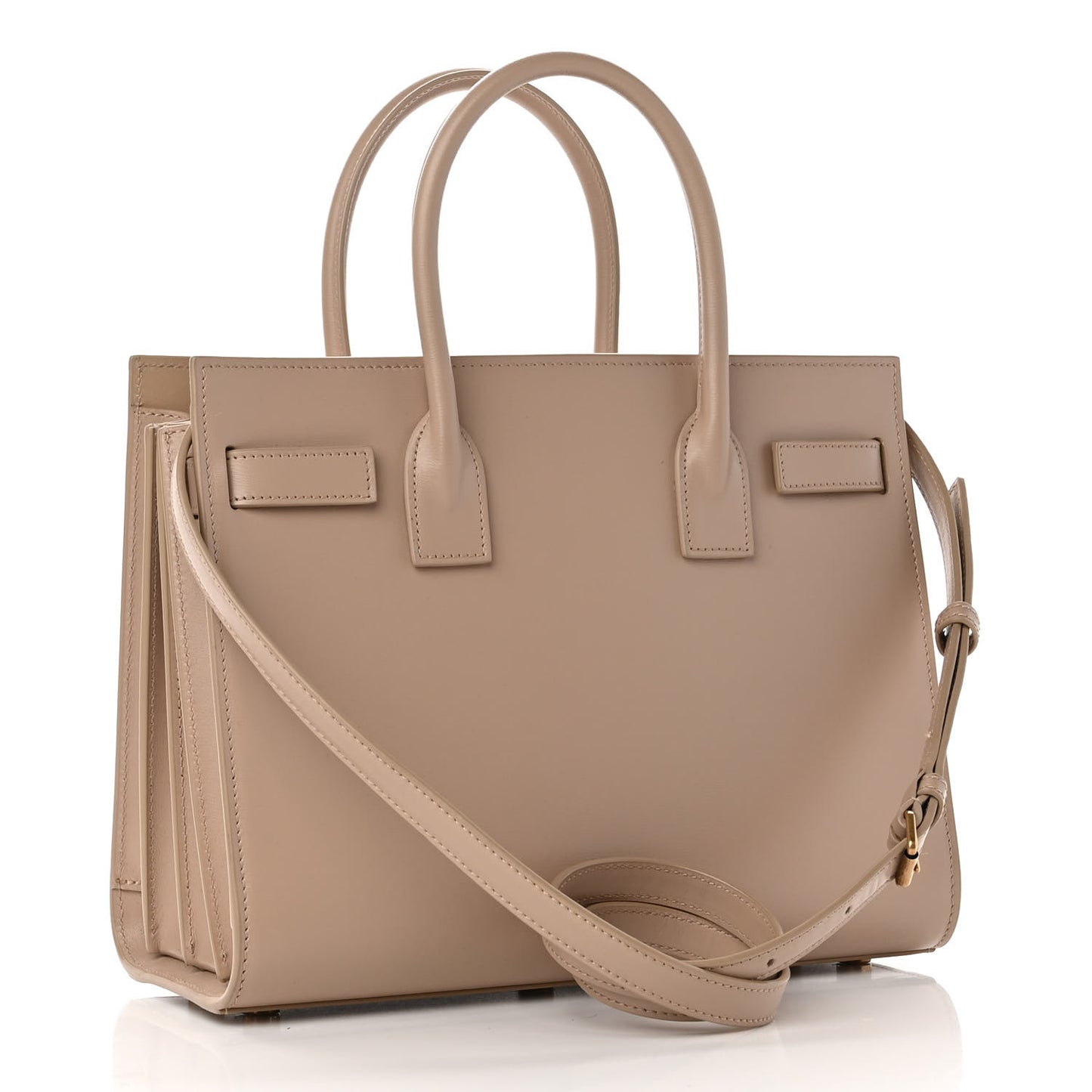 Calfskin Baby Sac de Jour Dark Beige