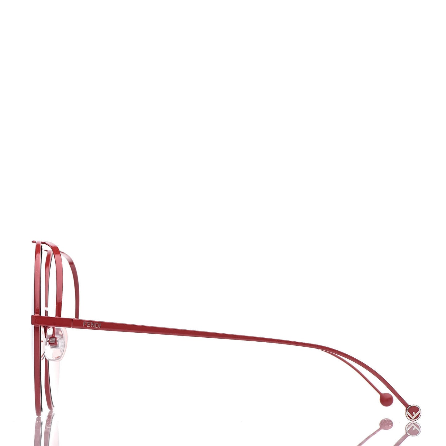 Round Frame Printed Run Away Sunglasses FF 0285/S Red