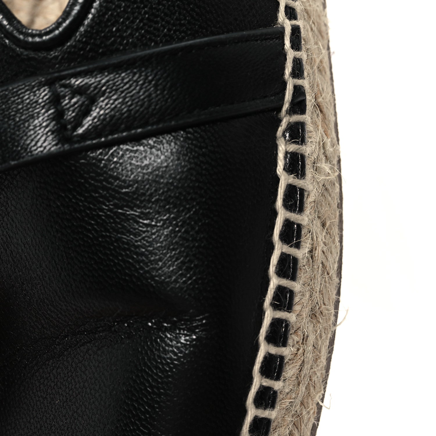 Hermes Goatskin Feria Espadrille 41 Black 10 of 10