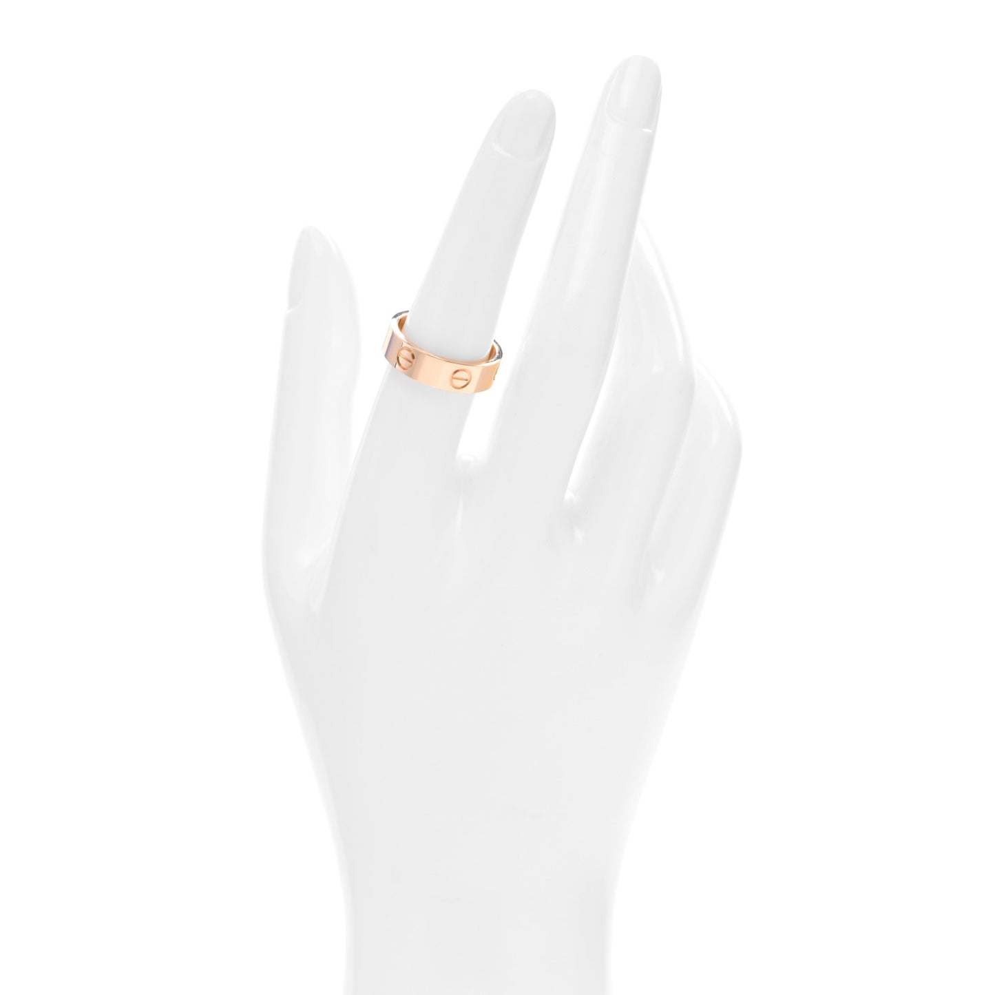 18K Pink Gold 5.5mm LOVE Ring 55 7.25