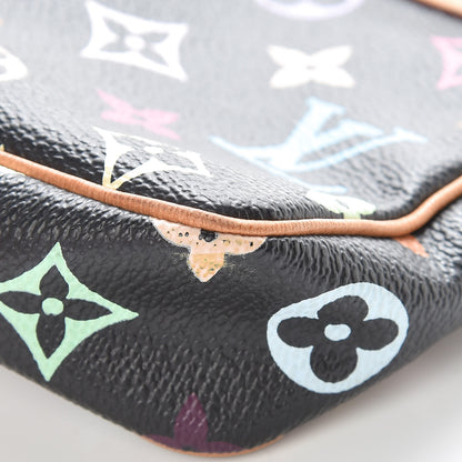 Louis Vuitton Monogram Multicolor Pochette Accessories Black 16 of 20