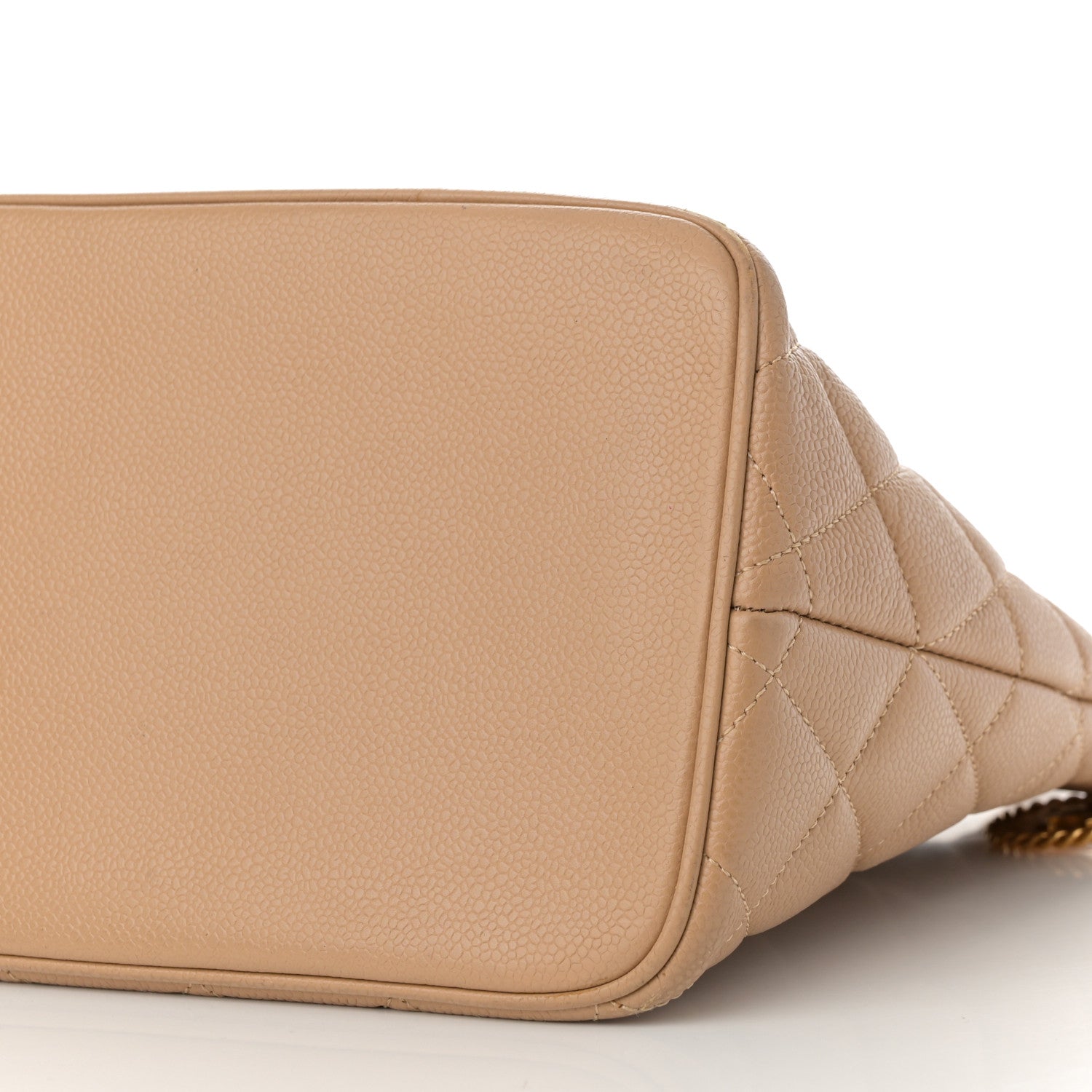 Chanel Caviar Quilted Medallion Tote Beige 10 of 12