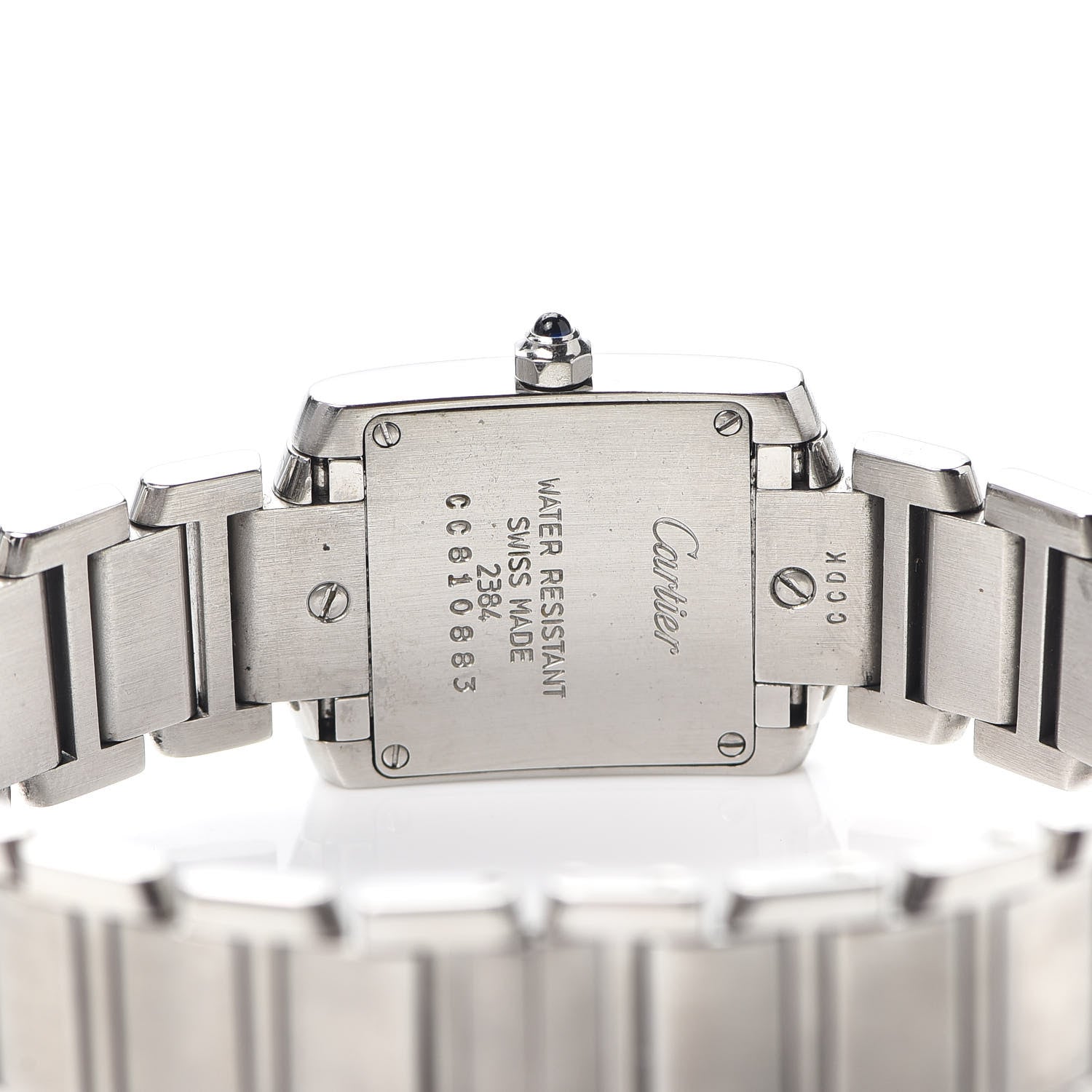 Cartier Stainless Steel 20mm Tank Francaise Quartz Watch 3 of 7