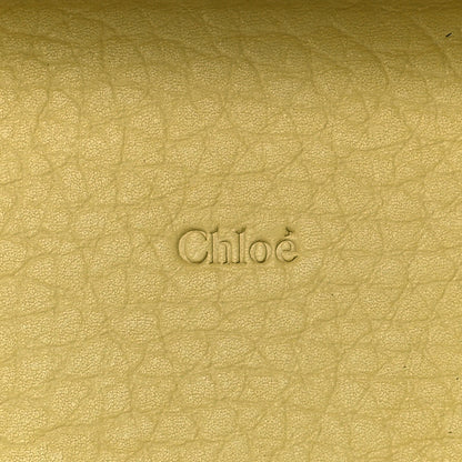 Chloe Grained Calfskin Medium Sally Flap Bag Yellow 11 of 13