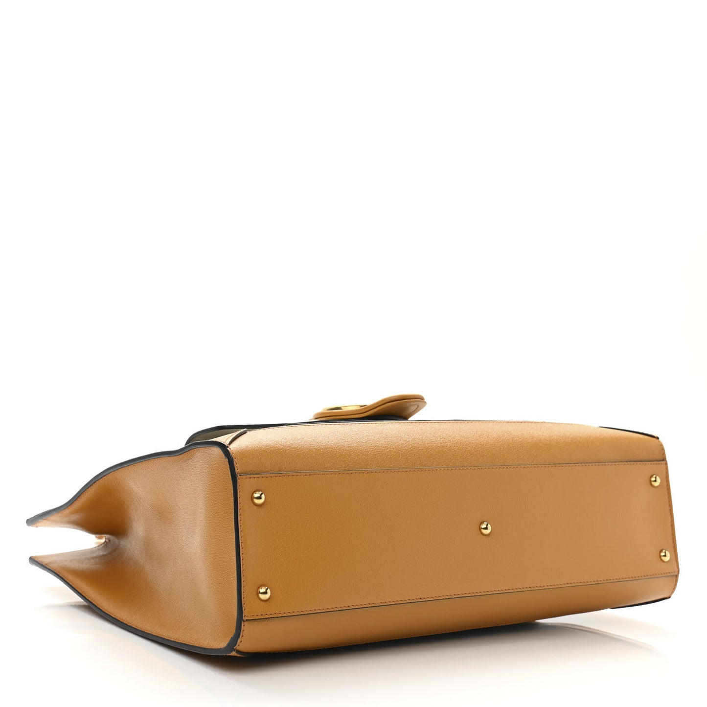 New Sakai Calfskin Lux Tri-Color Medium Dahlia Shoulder Bag Black Quarz Beige Mystic White