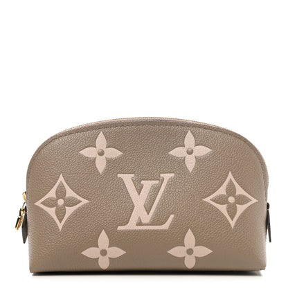 Louis Vuitton Empreinte Monogram Giant Cosmetic Pouch PM Tourterelle Crème 1 of 7