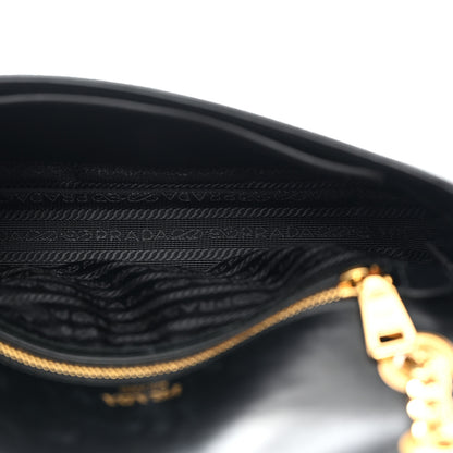 Prada Saffiano Flap Shoulder Bag Black 5 of 10