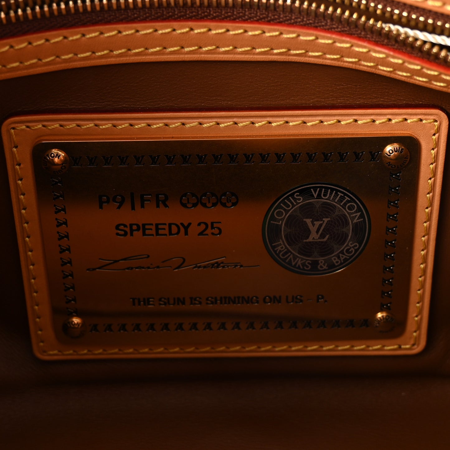 Calfskin Monogram Speedy P9 Bandouliere 25 Green