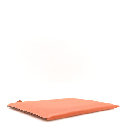 Hermes Togo Large Bazar Pouch Orange 4 of 7
