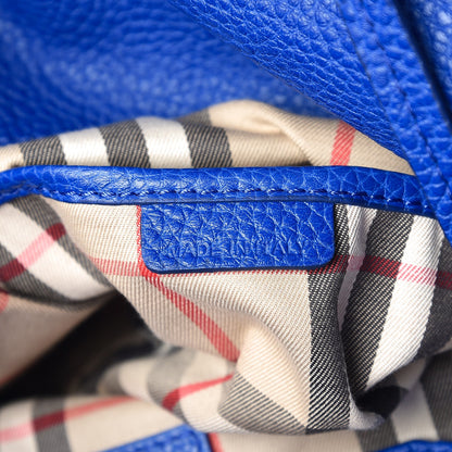 Burberry Grainy Calfskin Medium Baynard Tote Brilliant Blue 7 of 8