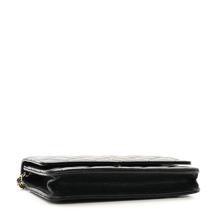 Chanel Caviar Quilted Wallet on Chain WOC Black 4 of 11
