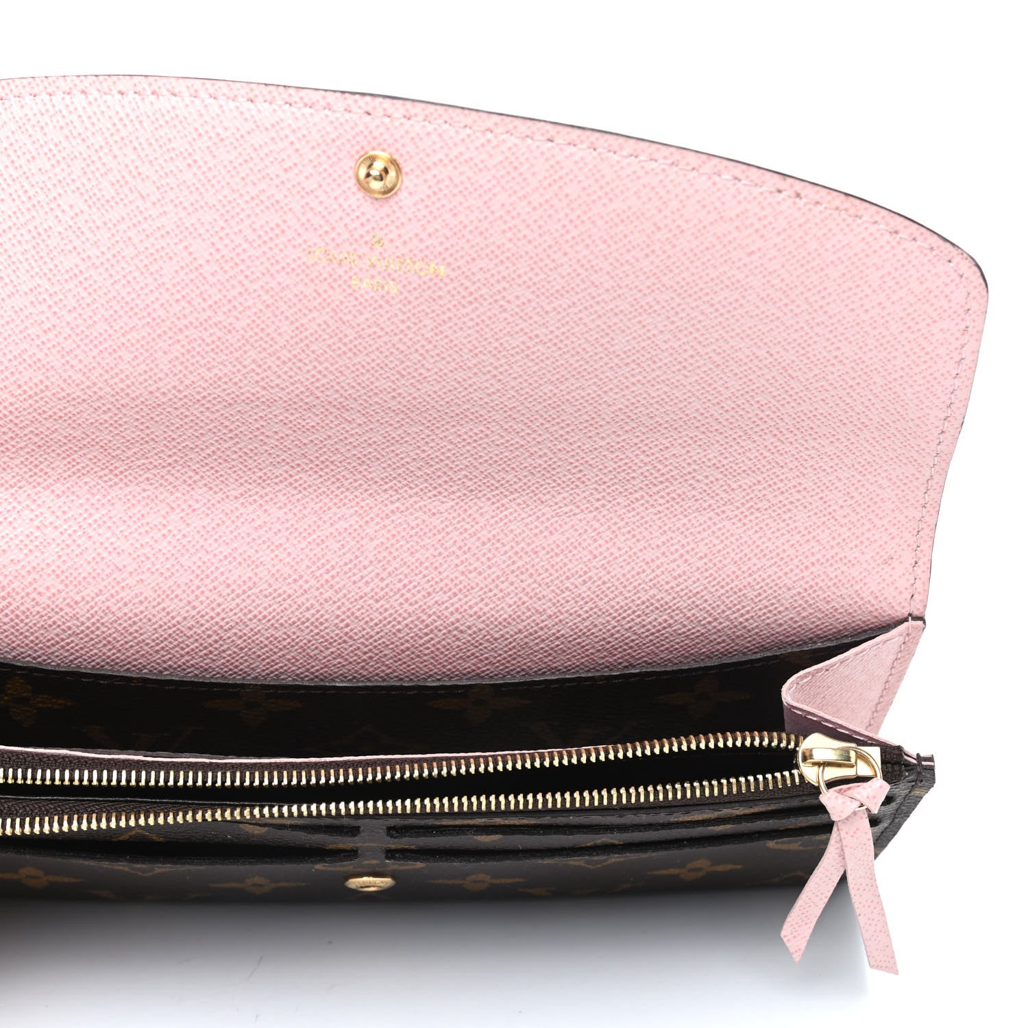 Louis Vuitton Monogram Emilie Wallet Rose Ballerine 5 of 6