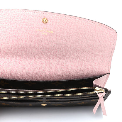 Louis Vuitton Monogram Emilie Wallet Rose Ballerine 5 of 6