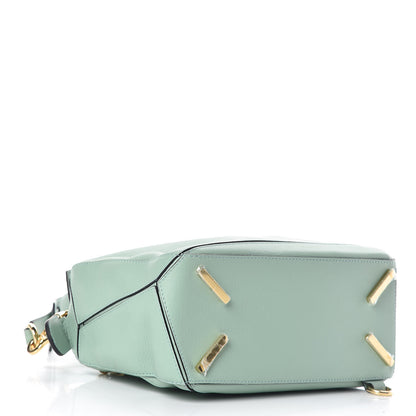 Loewe Calfskin Small Puzzle Bag Sea Water Green 4 of 12