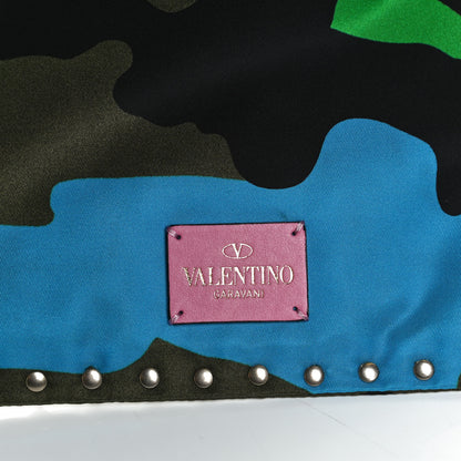 Valentino Garavani Nylon Camouflage Print Rockstud Zip Pouch Multicolor 7 of 10